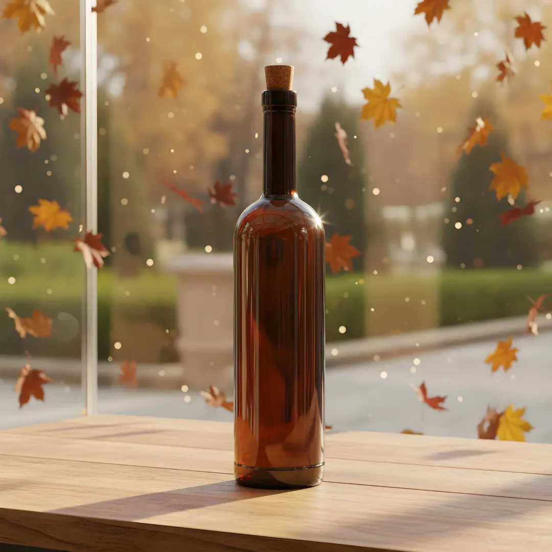 بطری یک لیتر نیزه ای چوب پنبه خور